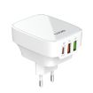 LDNIO Q334 32W Type-C Charger + Dual USB Port - EU Plug - 1