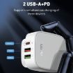 LDNIO Q334 32W Type-C Charger + Dual USB Port - EU Plug - 8