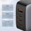 LDNIO Q408 100W GaN USB Charger + 3 USB-C Ports + 1m Data Cable - 8