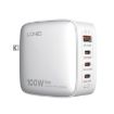 LDNIO Q408 100W GaN USB Charger + 3 USB-C Ports + 1m Data Cable - 1