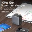 LDNIO Q408 100W GaN USB Charger + 3 USB-C Ports - US Plug - 6