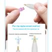 Apple Pencil 1/2 Generation & USB-C Stylus Pen Tip Diamond Crystal Nib - 4