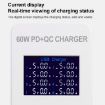 A8B 50W 8 Ports USB Smart Charging Station with Digital Display - UK Plug - 4