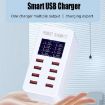 A8B 50W 8 Ports USB Smart Charging Station with Digital Display - UK Plug - 6