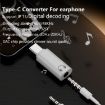 Type-C to 3.5mm Headphone Plug Adapter for iPhone 15 - Black - 4