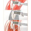 100m Steel Wire Rubber Measuring Rope with Scale Marking Pull Ring - 4