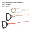 100m Steel Wire Rubber Measuring Rope with Scale Marking Pull Ring - 5