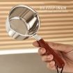 300ml Stainless Steel Mini Hot Milk Oil Pot Butter Warmer Skillet - 6