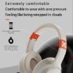 D MOOSTER D51 Foldable Noise Reduction Bluetooth Headset White - 7