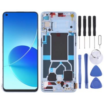 OPPO Reno6 5G LCD Screen Digitizer Assembly (Blue) - 1