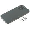 iPhone 12 Pro Max Back Housing Cover with SIM Tray & Side Keys - Black - 2