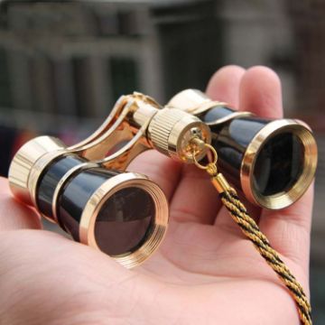 Classical Ladies Drama Watching Binoculars - Black - 1