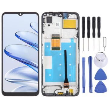 For Honor 70 Lite LCD Screen Digitizer Assembly with Frame - 1