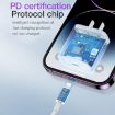 TOTU ZC32 PD 20W Type-C Charger with Type-C to 8 Pin Cable - EU Plug - 5