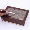 Wooden Money Box Piggy Bank With Counter - Dark Brown 10,000 Euros - 5