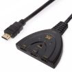 3 in 1 HDMI Input 4K x 2K HDTV Pigtail Switch Adapter Splitter - 1