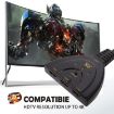 3 in 1 HDMI Input 4K x 2K HDTV Pigtail Switch Adapter Splitter - 6