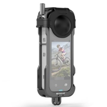Insta360 X4 PULUZ Metal Protective Cage Rig Housing Frame with Lens Cover - 1