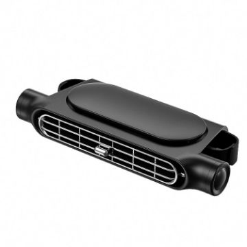 Car Turbine High Wind USB Plug-in Seat Back Fan CF03 Black - 1