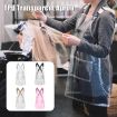 Silk Short Transparent TPU Apron - Black Webbing - 6
