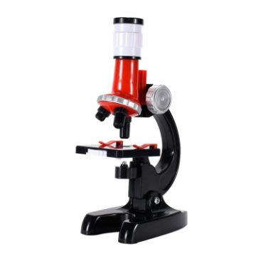 HD 1200X Microscope Toy for Kids - Educational Science Equipment (Red) - 1