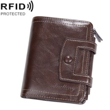 Baellerry D5112 RFID Anti-Theft Short Wallet Coin Purse - 1