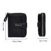 Baellerry N1915 Lychee Pattern Women Short Wallet - Dark Blue - 3