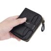 Baellerry N1915 Lychee Pattern Women Short Wallet - Dark Blue - 6