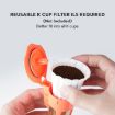 100pcs Keurig 2.0 Coffee Capsule Cup Disposable Paper Filter - 6