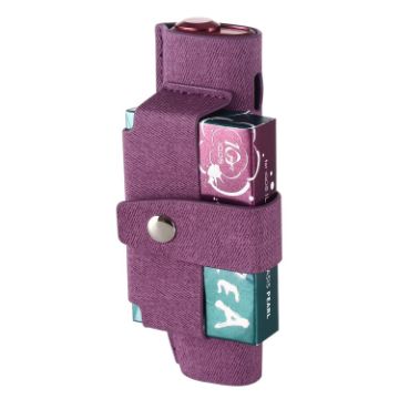 IQOS ILUMA i ONE Electronic Cigarette Portable PU Storage Bag - Purple - 1