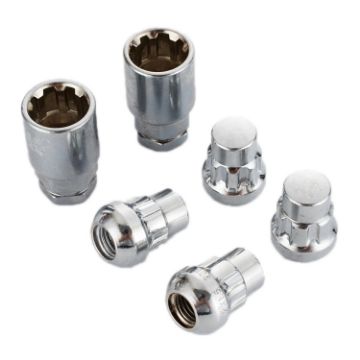 M12x1.5mm Car Tire Nut Anti-theft Lock - 1