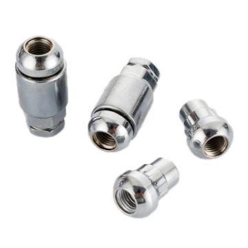 M1/2-20mm Car Tire Nut Anti-theft Lock - Set of 6 - 1