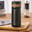 Portable Stainless Steel Tea Brewer French Press Kettle, 320ml - 2