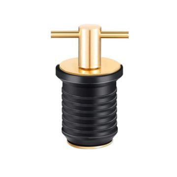 Marine Motorboat Deck Cross Drain Plug Screw, Copper 32mm - 1