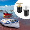 Marine Motorboat Deck Cross Drain Plug Screw - Copper 25mm - 7