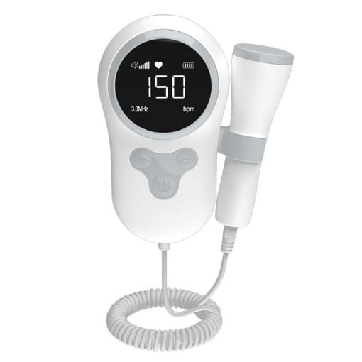 T505 IP5 Waterproof Doppler Fetal Heart Rate Monitor (Grey) - 1