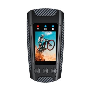 C3 Pro 2" IPS Color Screen IPX5 Waterproof Cycling Camera (Black) - 1