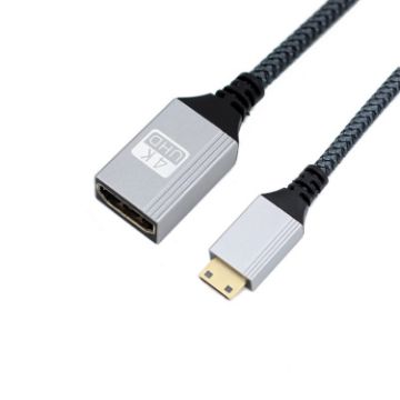 Mini HDTV to HDTV Right Angle Head HD Video Data Adapter Cable for DSLR Camera - 1