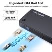 WAVLINK UTD22 USB4 Docking Station Dual Monitor Hub - 96W Laptop Charging - 4