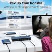 WAVLINK UTD22 USB4 Docking Station Dual Monitor Hub - 96W Laptop Charging - 7