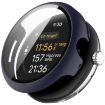 Google Pixel Watch 3 45mm Protective Case + Tempered Film - Midnight Blue - 1