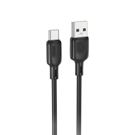 BOROFONE BX113 3A USB to USB-C/Type-C Charging Cable, 1m (Black) - 1