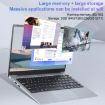 14" Windows 11 Laptop, 8GB+512GB, Core i7 CPU, 180 Rotation (Silver) - 7
