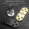 Black Zinc Alloy Cabinet Door Folding Hinge - Half Round Table Flip Hinge - 7