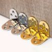 Thickened Zinc Alloy Half Round Table Flip Hinge - Silver - 6