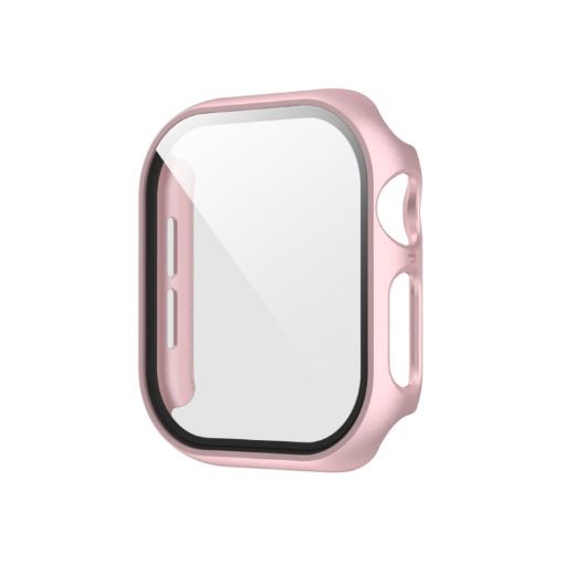 Apple Watch Series 10 42mm Rose Gold Tempered Film Watch Case - 1