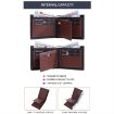 Baellerry DR112 RFID Anti-theft Wallet Card Holder (Light Brown) - 5