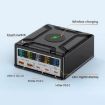 868D 6-In-1 High-Power Type-C+USB Charger with QI Wireless Charging - 3
