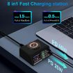 X9M 9-in-1 110W USB+PD Smart Multi-ports QI Magnetic Wireless Charger - 6