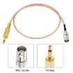 50cm BNC Female to 3.5mm Male Stereo Adapter Cable - 2